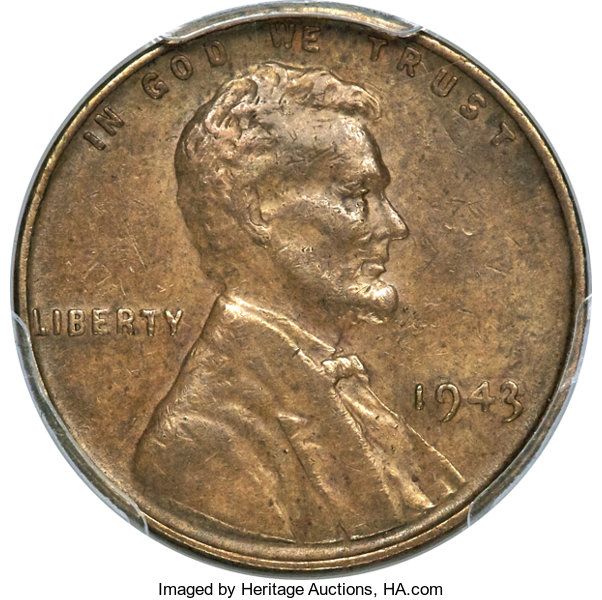 enlarged image for Led by rare 1943 cent, Heritage sells $5.8 million sells in Summer FUN auction