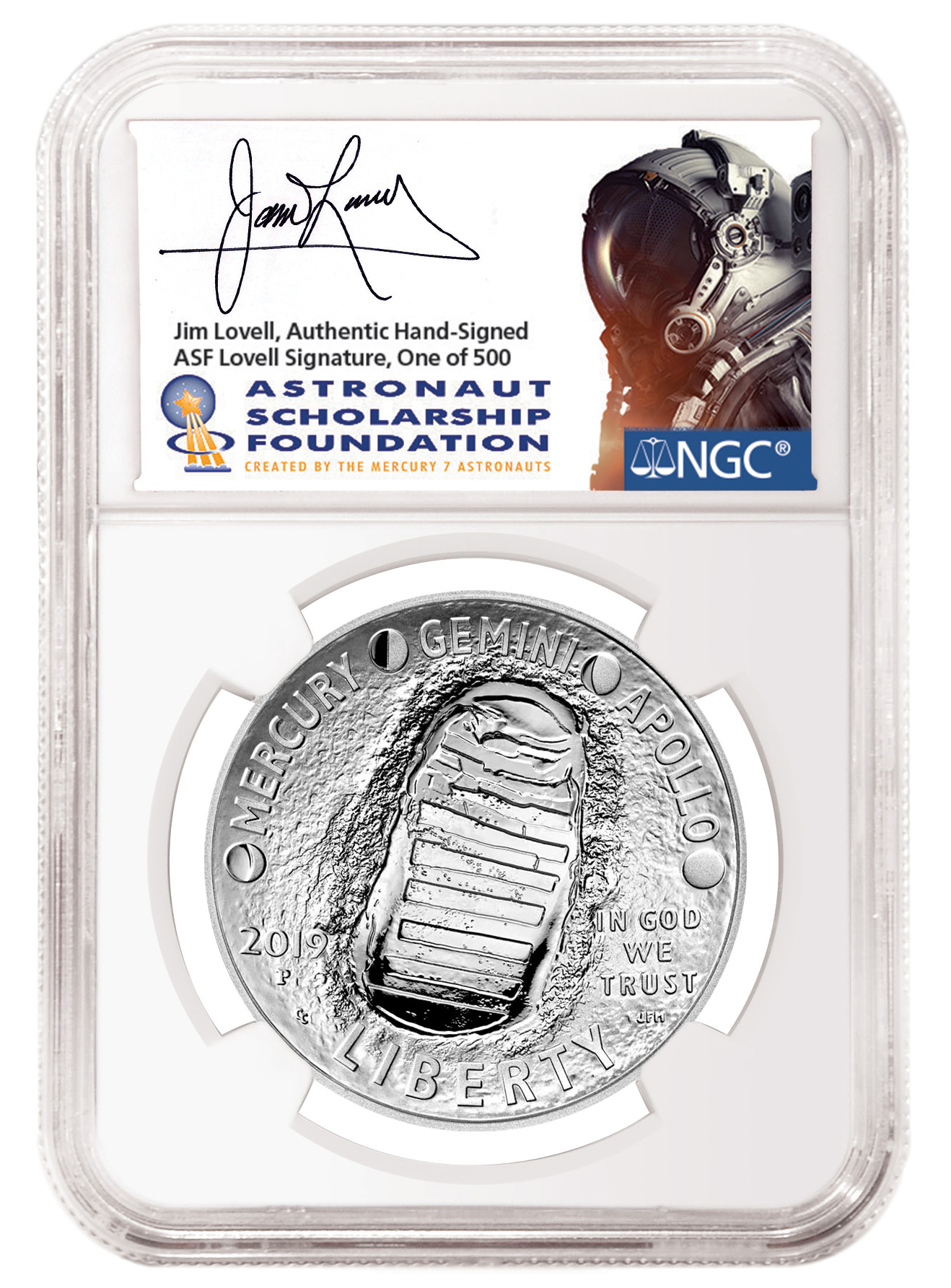 enlarged image for Press Release: NGC Launches Limited Edition Astronaut Autograph Labels