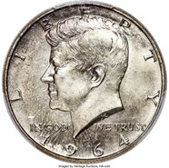 We Said Kennedy Half Dollars Are Hot A 1964 Kennedy Half Dollar 