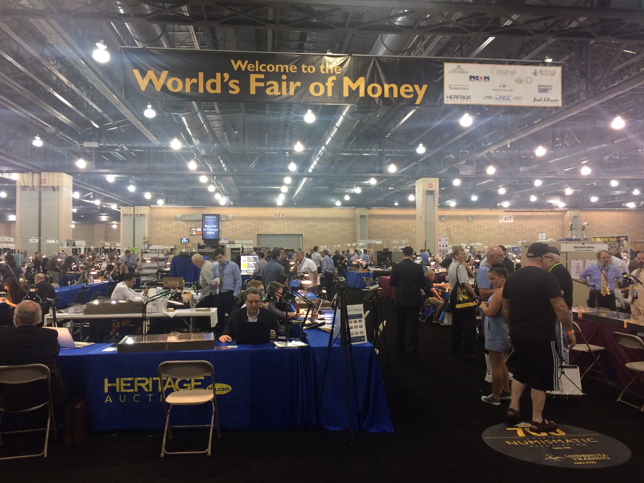 enlarged image for ANA Coin Show in Philadelphia Draws Nearly 10,000, Offered Numismatic Feast For The Eyes