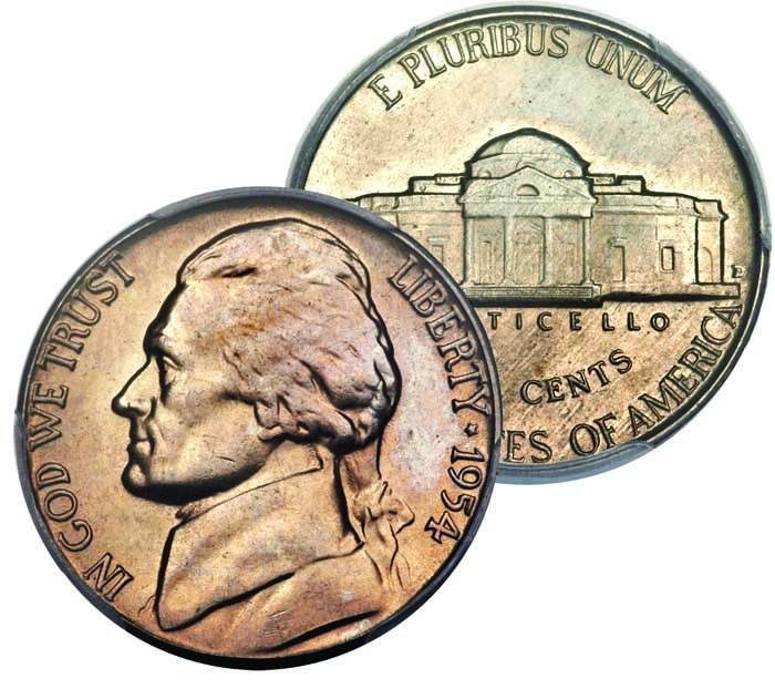 Five Jefferson Nickels Worth Five Figures