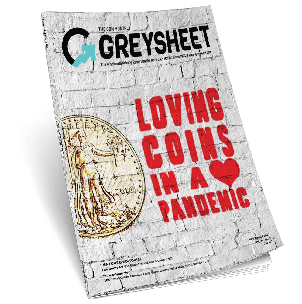 enlarged image for Activity Across the Market: Precious Metals or Bitcoin? (February 2021 Greysheet)