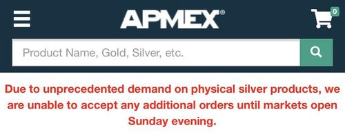 APMEX silver alert