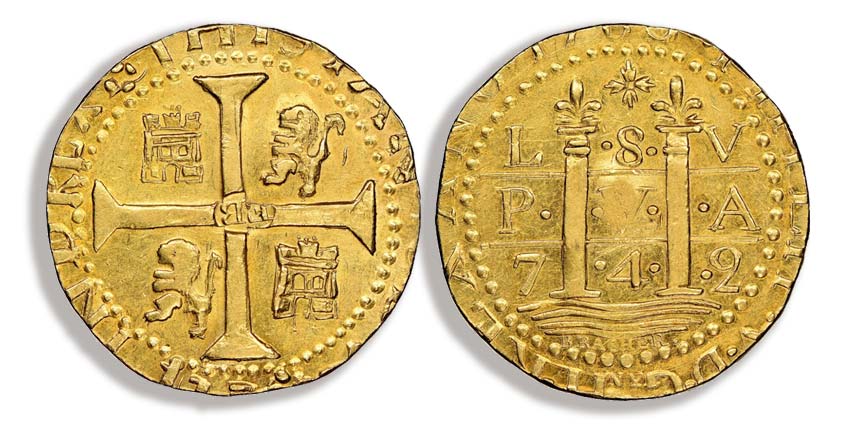 1786 Lima Style Brasher Doubloon