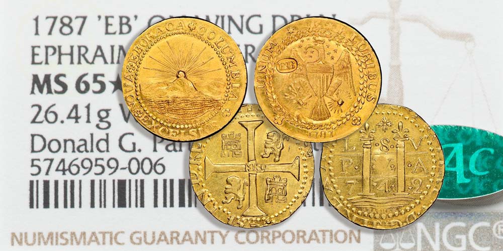 The Partrick Brasher gold doubloons (Images courtesy of NGC and Heritage Auctions)