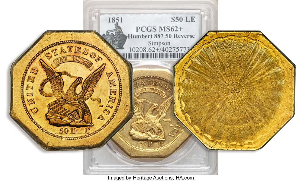 enlarged image for Rare Gold Coins Especially Strong in 3rd Simpson Sale