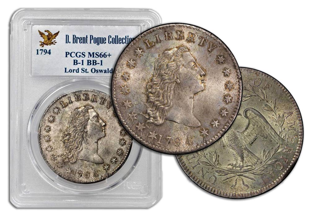 Top Ten Auction Records for U.S. and Early American Coins & Patterns