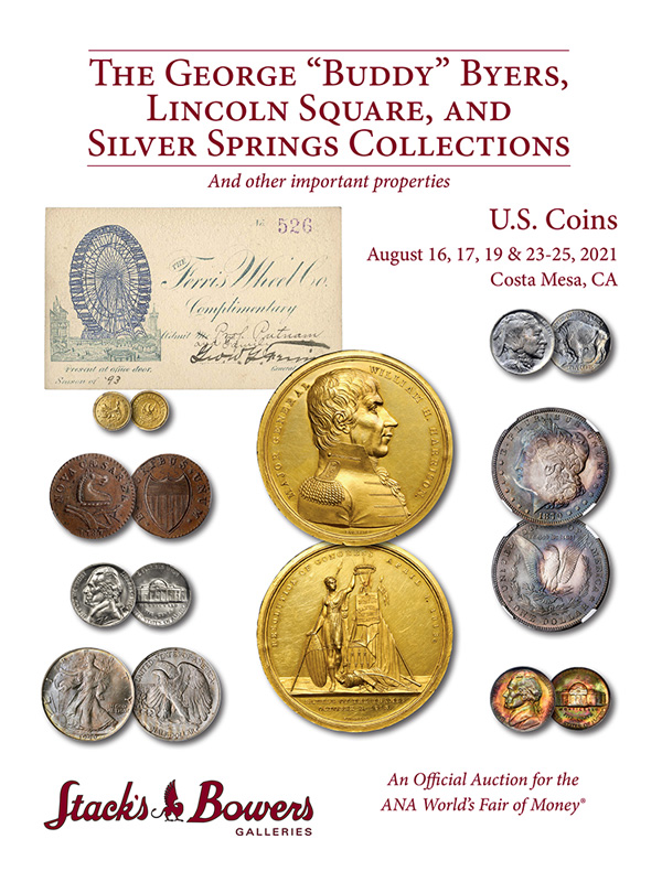 Stacks Bowers ANA Auction - Session 3 - U.S. Coins Part II