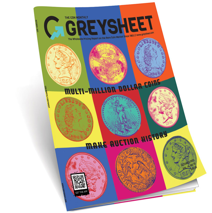Cover of the October 2021 Monthly Greysheet Magazine