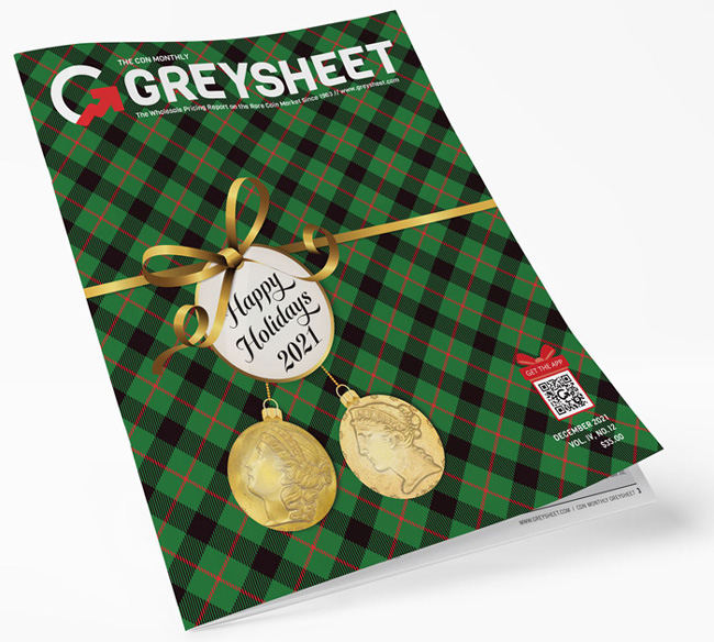 enlarged image for Publishers Message (December 2021 Greysheet)