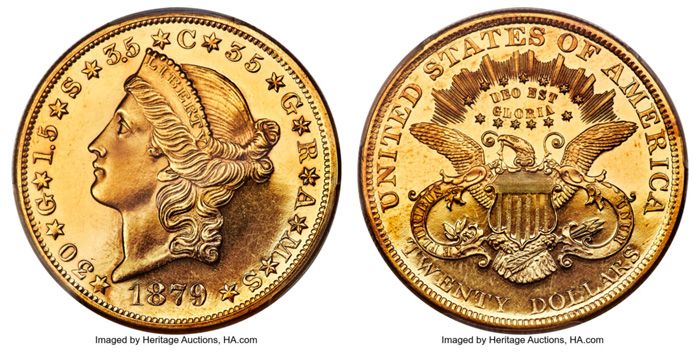 enlarged image for Gold Quintuple Stella Could Exceed $2 Million at FUN US Coins Auction