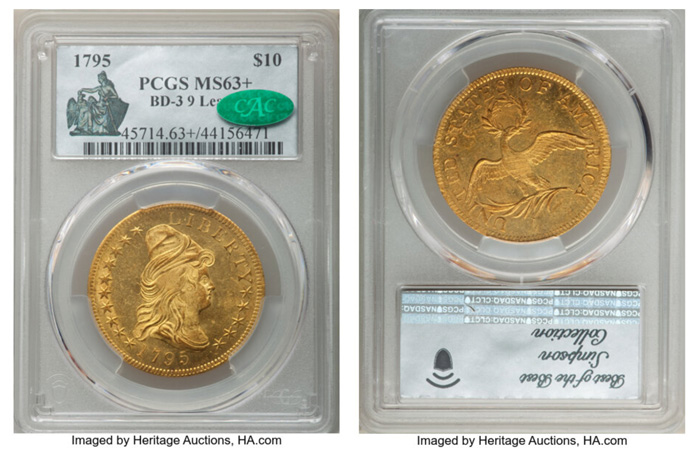 thumbnail image for Finest 1795 9-Leaves Small Eagle $10 to Change Hands at FUN US Coins Event
