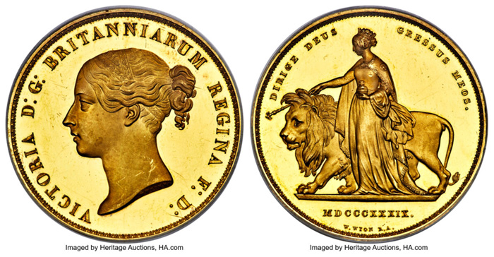 thumbnail image for Trophy Hunters to Take Aim at 1839 Victoria Gold Proof ‘Una and the Lion’ in January