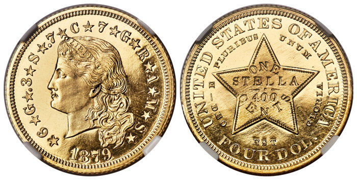 enlarged image for 1879 Flowing Hair Stella Leads Heritage Auctions’ US Coins Signature® Event Above $5 Million