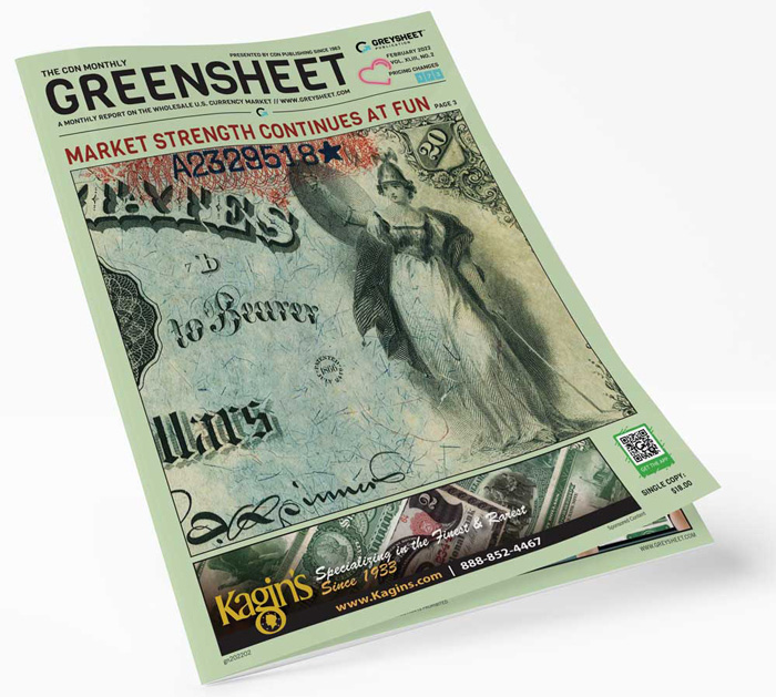 enlarged image for February 2022 Greensheet Market Report: Heritage FUN Auction Sees Significant Gains
