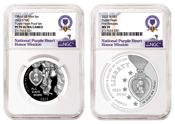 The National Purple Heart Hall of Honor Commemorative Coins