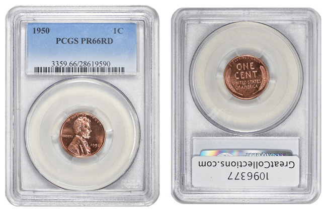enlarged image for Assembling a Nice 1950 Proof Set at a Reasonable Cost