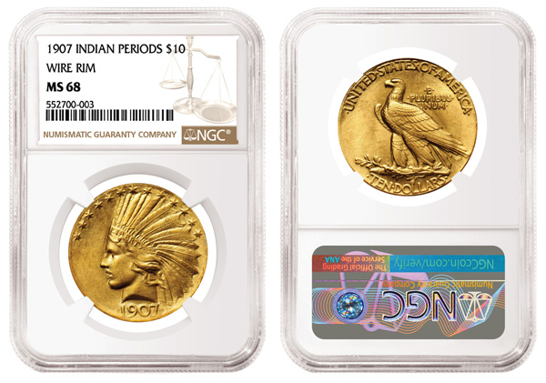 enlarged image for High-grade Gold Eagle Certified by NGC  Realizes Over $800,000