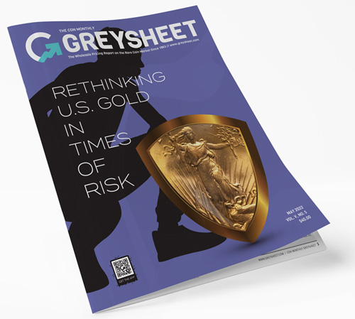Cover of the May 2022 Monthly Greysheet Magazine