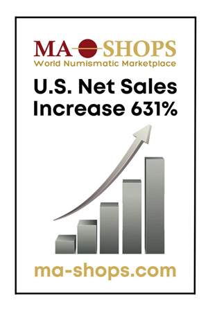 enlarged image for U.S. Sales Surge at MA-Shops Numismatic Marketplace