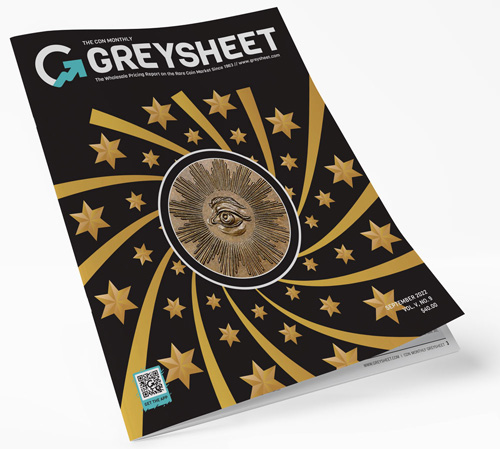 Cover of the September 2022 Monthly Greysheet Magazine