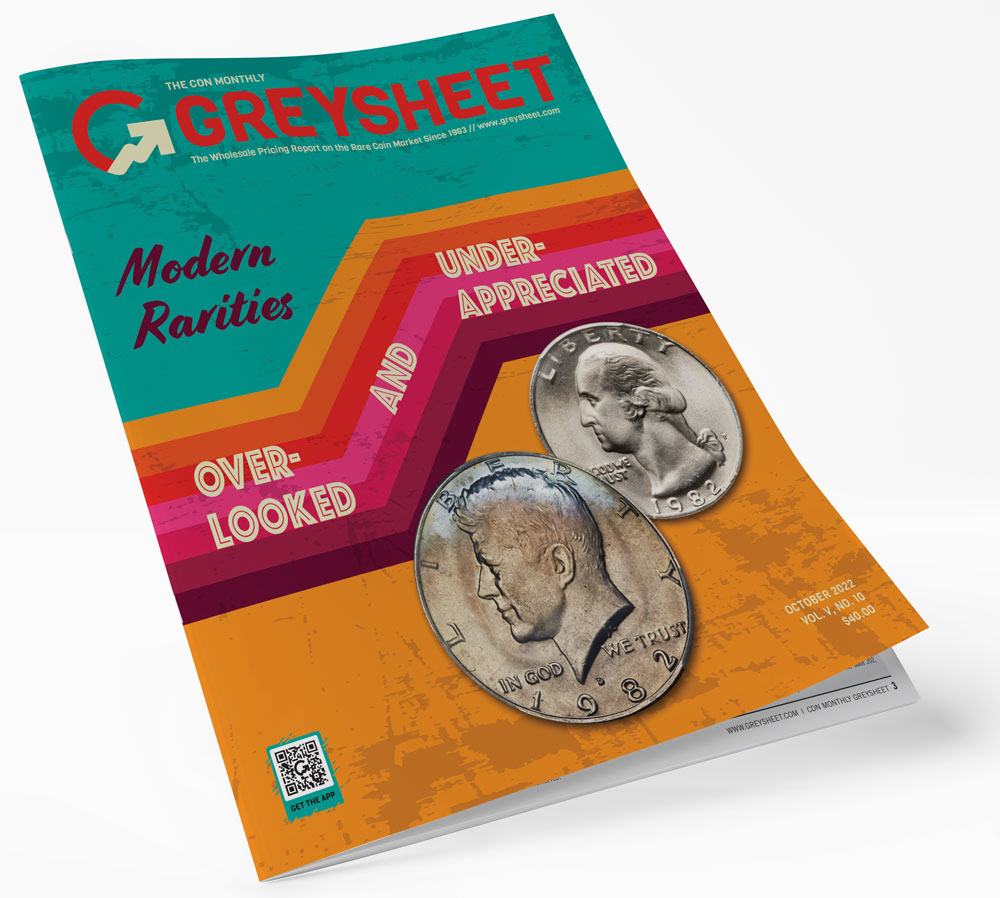 enlarged image for The Business of Numismatics: October 2022 Greysheet