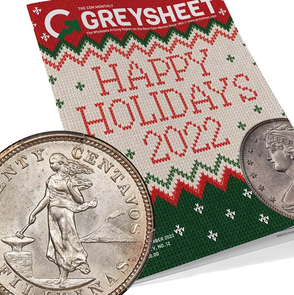 enlarged image for Featured Greysheet Pricing for December: Philippines 20 centavos