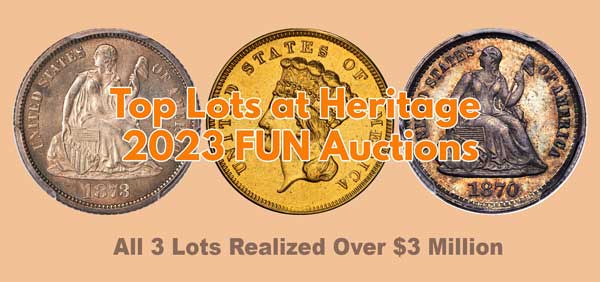 enlarged image for Record 10 Lots Exceed $1 Million Each, Leading Heritage FUN Auctions Beyond $88 Million