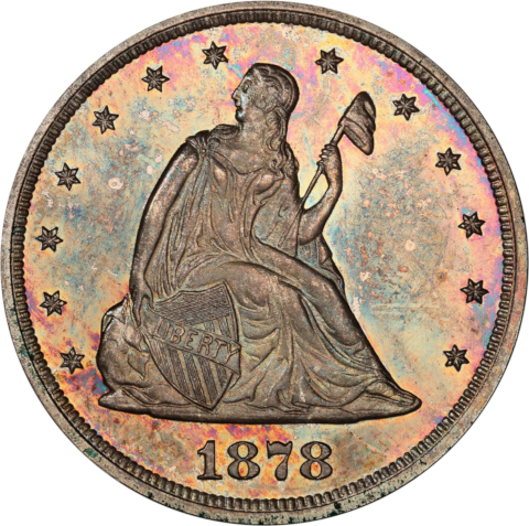 1878 Proof Twenty Cent Piece