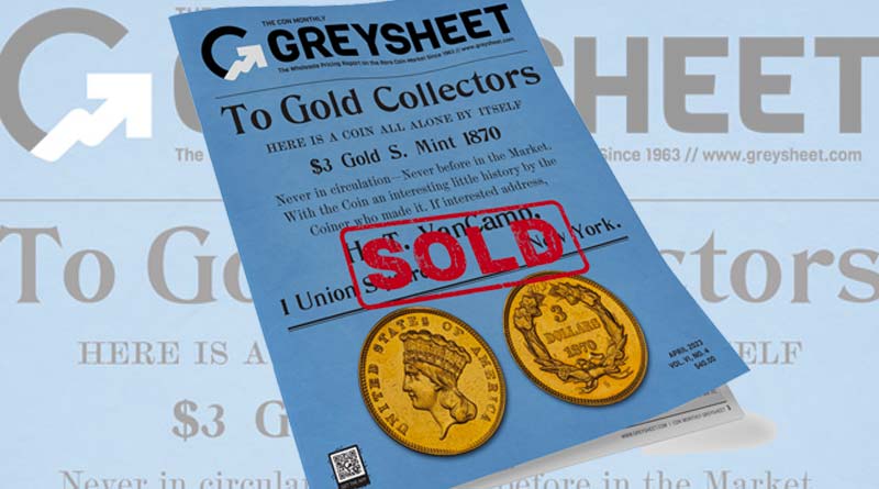 enlarged image for The Business of Numismatics: April 2023 Greysheet