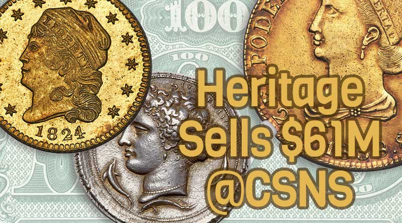 Led by the Bass Collection, Heritage Auctions had an astounding sale in conjunction with CSNS