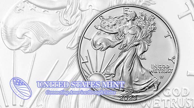 enlarged image for United States Mint 2023 American Eagle One Ounce Silver Uncirculated Coin Available on May 25