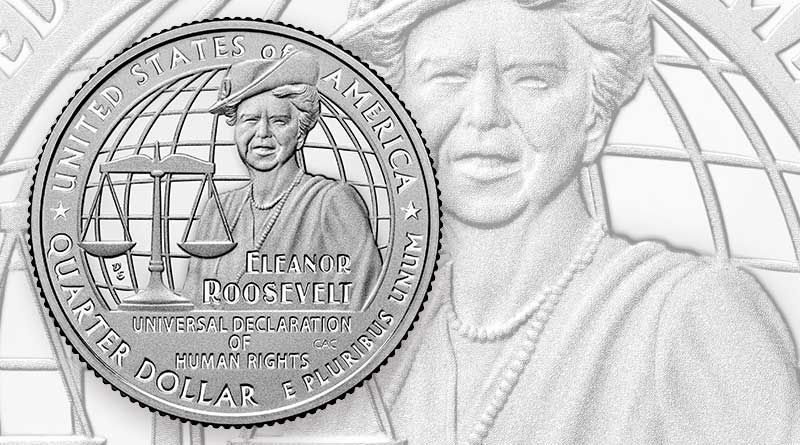 The Eleanor Roosevelt American Women Quarter