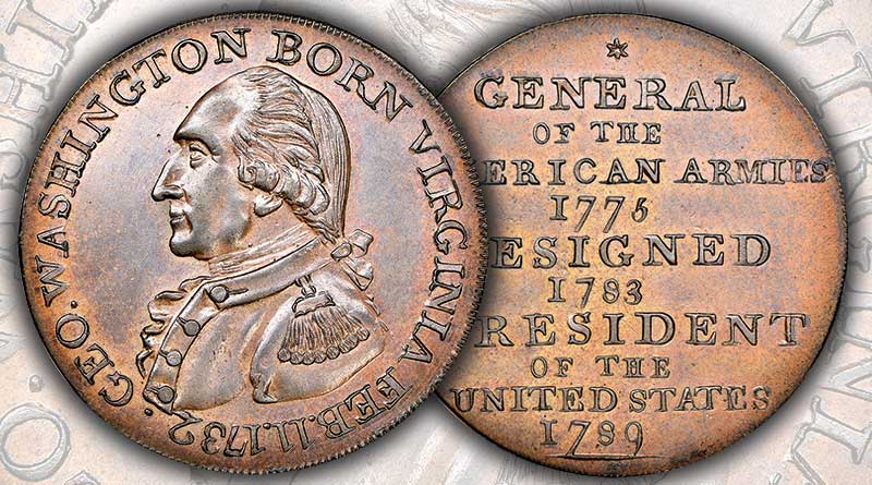(1792) Washington Born Virginia Cent