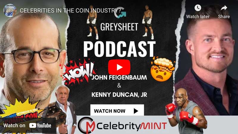 enlarged image for Greysheet Podcast with Kenny Duncan, Jr - The Launch of Celebrity Mint [Video]