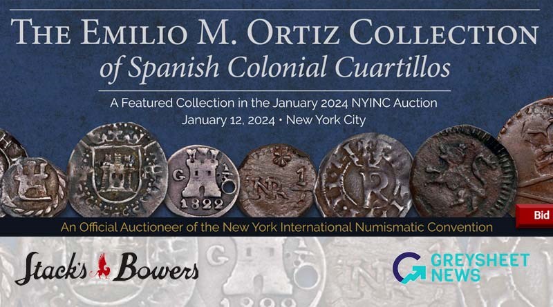 Emilio m.  La colección Ortiz de cuatillos coloniales españoles logra resultados notables en la subasta NYINC 2024 de Stock Bowers Galleries