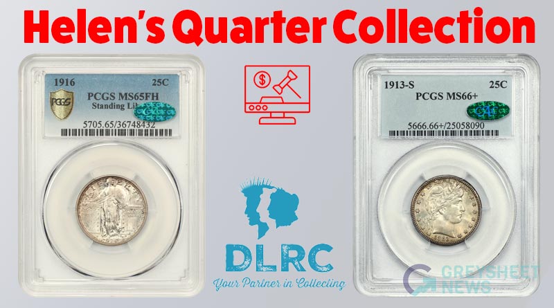DLRC presents the Red Carpet Rarities Auction featuring Helen's Quarter Collection