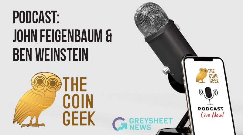 enlarged image for Greysheet CEO John Feigenbaum Appears on TheCoinGeek Youtube Channel