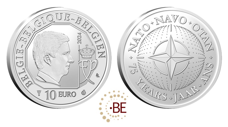 Belgium: 75th Anniversary of NATO’s Founding Features on New Silver ...