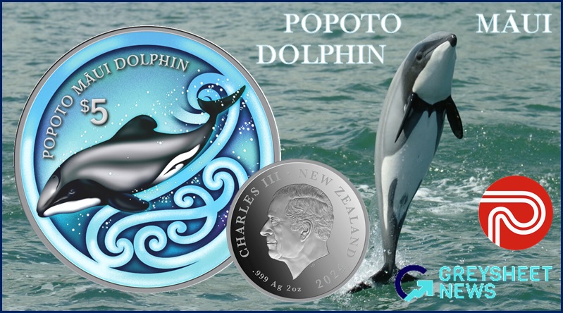 Maori artistry is combined with colour detail featuring the Maui Dolphin.