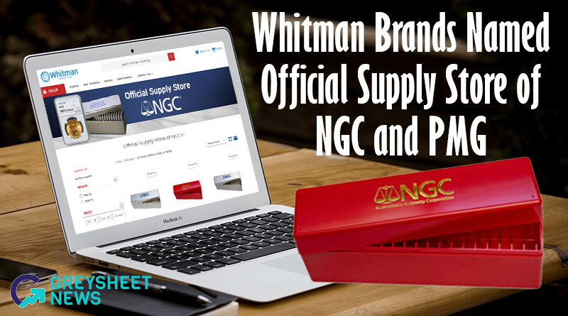 Items like NGC slab boxes can now be purchased through Whitman Brands