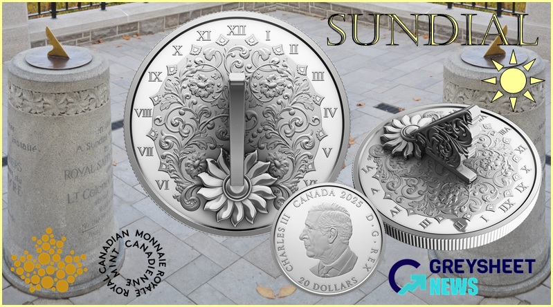 The coin can function as a Sundial when properly positioned.