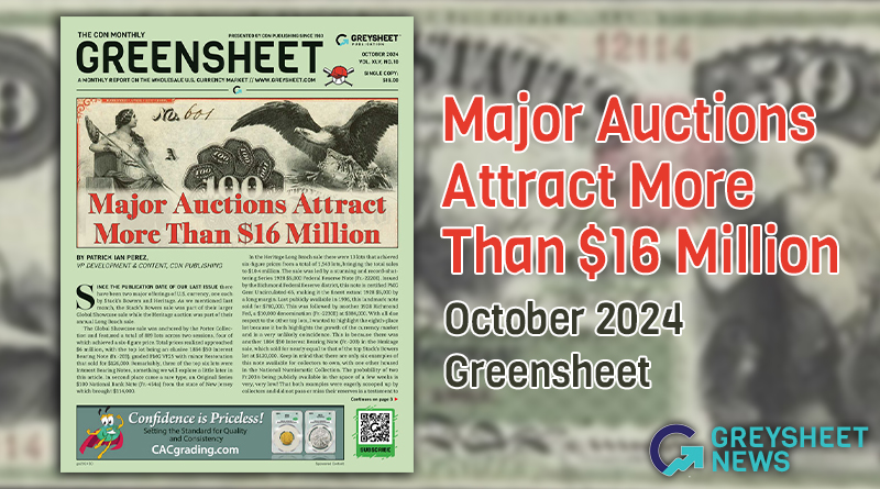 October 2024 Greensheet Price Guide Newsletter