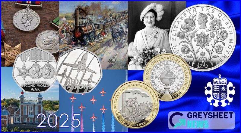 United Kingdom: Royal Mint Unveil Latest Commemorative Coins for 2025.