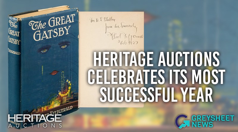 This inscribed copy of The Great Gatsby sold for $425,000 on June 27, 2024.