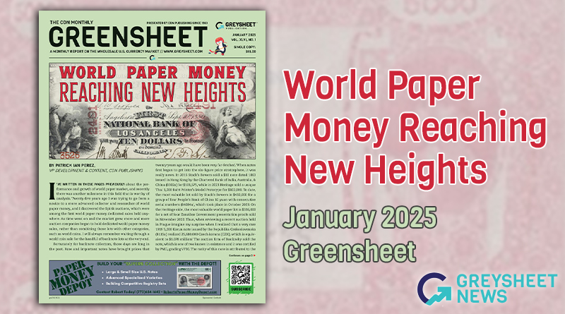 January 2025 Greensheet Price Guide Newsletter