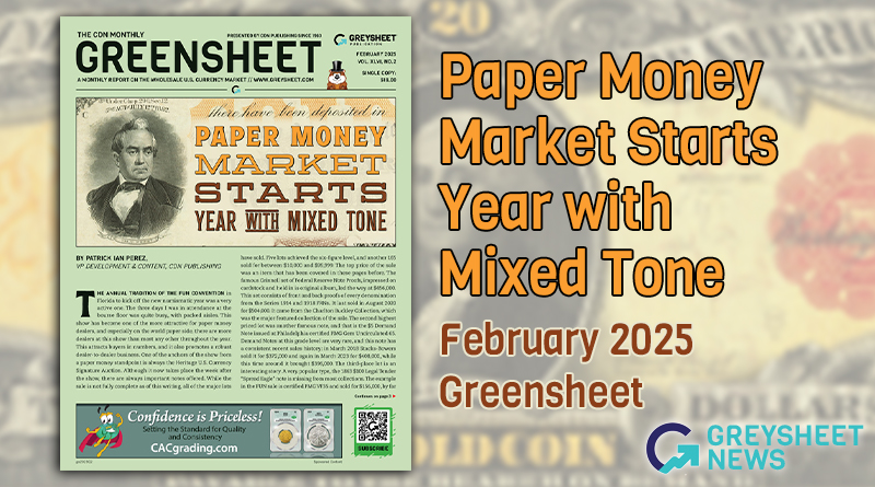 February 2025 Greensheet Price Guide Newsletter