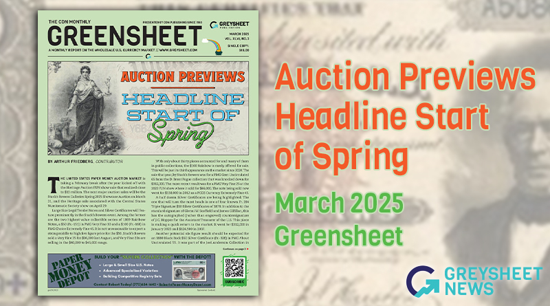 March 2025 Greensheet Price Guide Newsletter