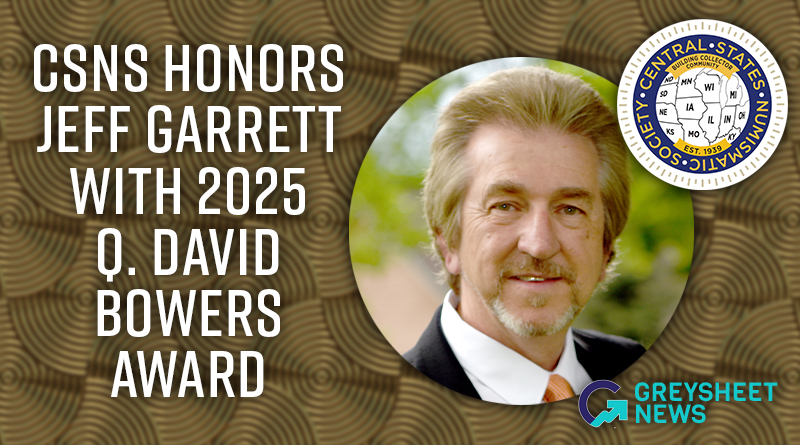 The 2025 award will be presented to Garrett during the annual CSNS membership meeting at 8:00 am, Saturday, April 26.