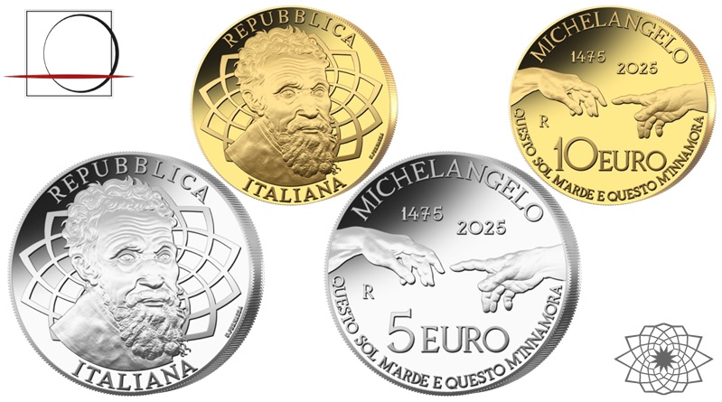 Italy. Gold Proof and Silver Mega-Coins Released in Tribute to the ...